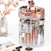 BEAUTIFUL 360` DEGREE ROTATING MAKEUP ORGANIZER BEST QUALITY BIG SPACE RACKS