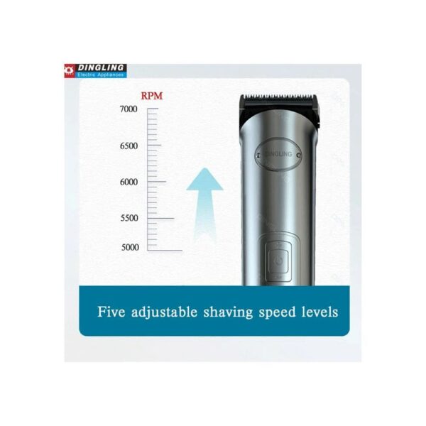 RF-696 Hair Clipper Mens Beard Trimmer Professional Cordless Rechargeable Hair Cutter Kit Barber Shop Strong Power - Image 6