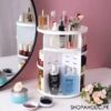 LuxeLoop Beauty Organizer – Multi-Functional Cosmetic Storage with 360° Rotation