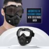Anti-Scratch Face & Eye Protection Goggle – Windproof Dirt Mask with Soft Foam Padding