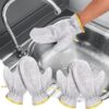 Heavy-Duty Dishwashing Gloves – Waterproof & Wire Reinforced for Kitchen Tasks