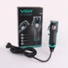 VGR Precision Hair Clipper – Adjustable Lever, Silent Motor, and 4 Cutting Guides