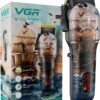 SalonEdge V-689 by VGR – Men’s Hair Clipper with LED Screen & 4 Styling Combs