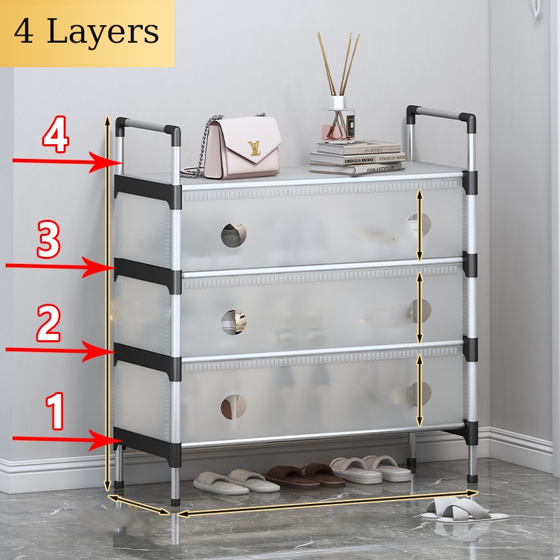 Dual Proof Shoe Rack (4 Layers)