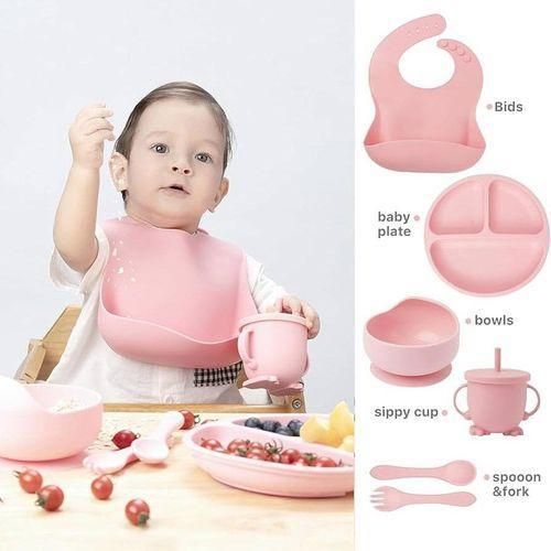 Food Grade Silicone Children's Tableware Set
