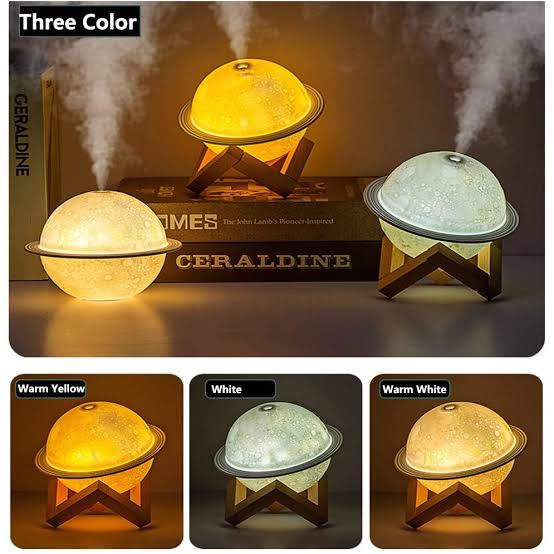 Saturn Lamp LED 3D Print Decor Star Lamp