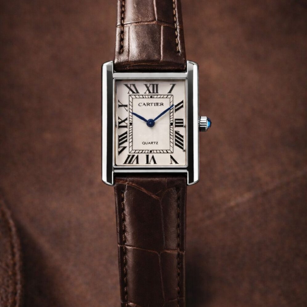 OLD MONEY STYLE TANK MODEL LEATHER STRAP SLIM CASE