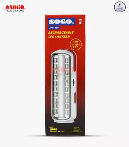 Sogo jpn-380 20 led + 18 Watts rechargeable emergency light