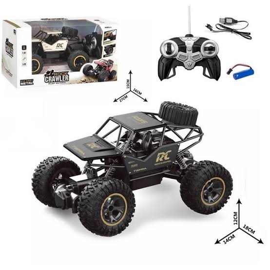 Rock Crawler Off Road RC Remote Control Car Chargeable Full Metal Body