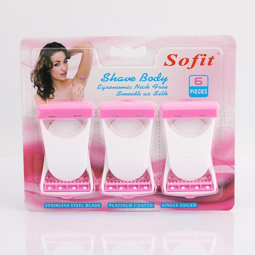Sofit Shave Body Disposable Safety Razor For Women - 6 Razorsbest