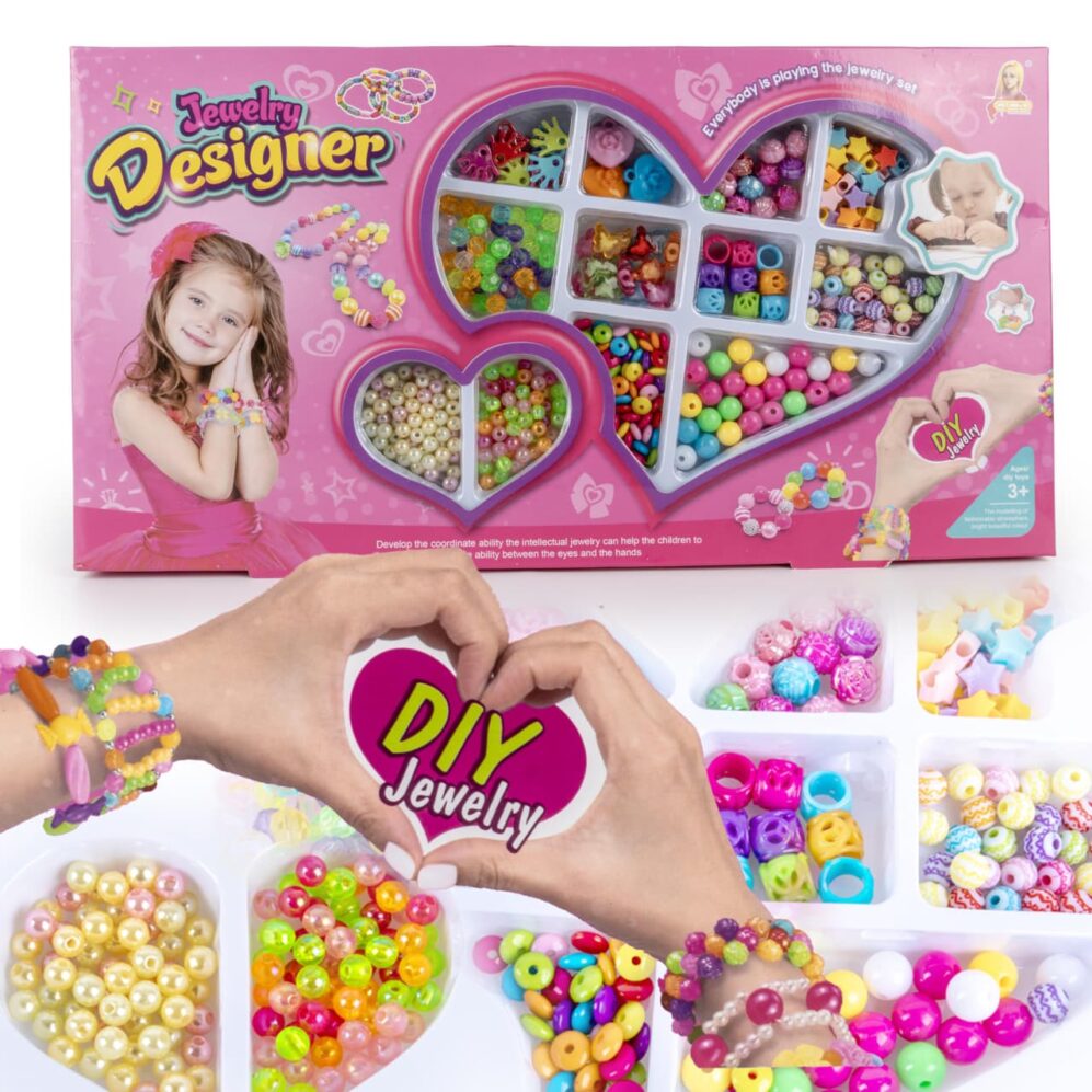 Jewellery studio Beads For Bracelets Making Pop Beads Set For Kids