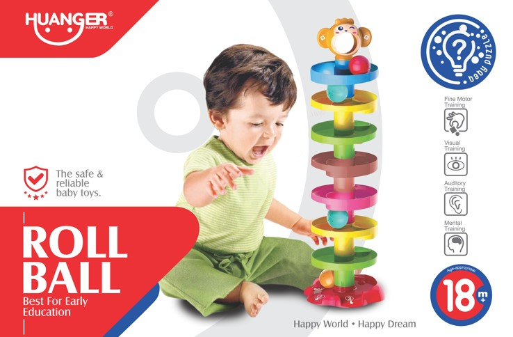 Roll Swirling Tower for Baby & Toddler Educational Toy
