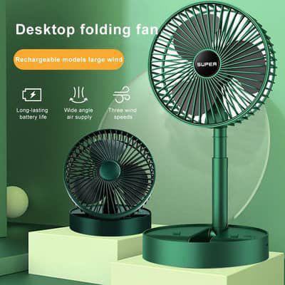 Portable USB Telescopic Folding Fan