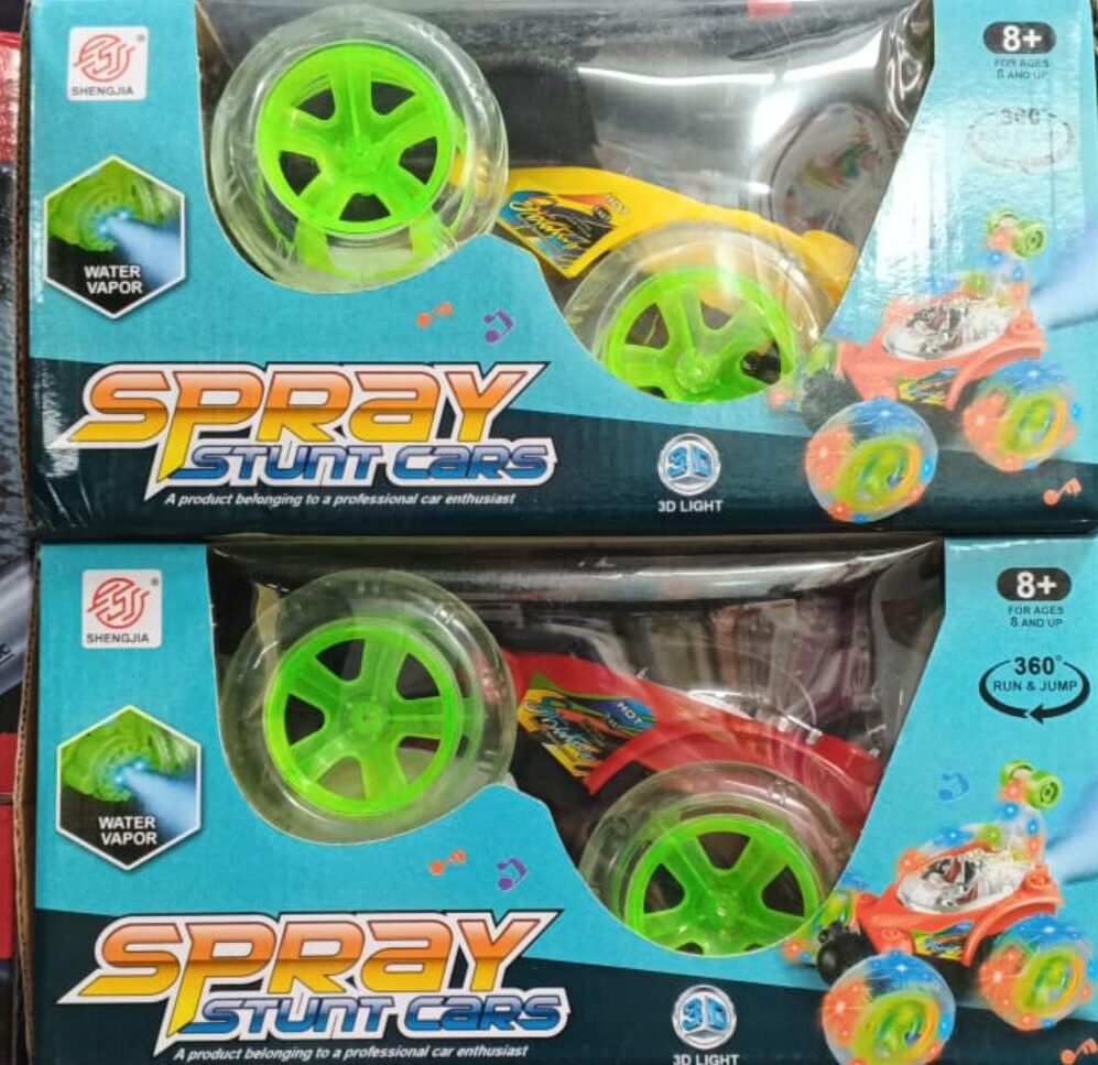 360 Degree spray stunt RC Car Toy