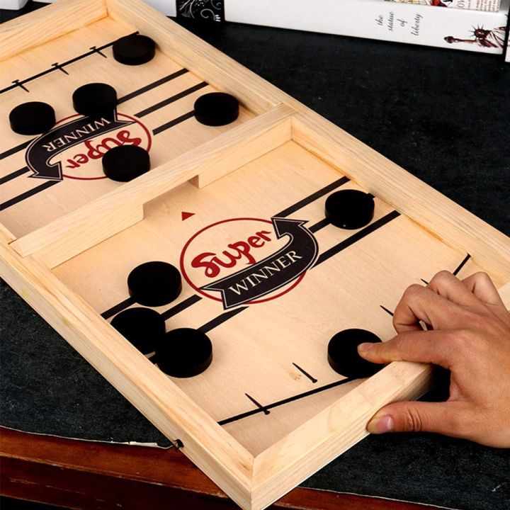 Large Pucket Game For Kids and Adults, 2 Player Game Travel Play and Indoor Game - Image 2