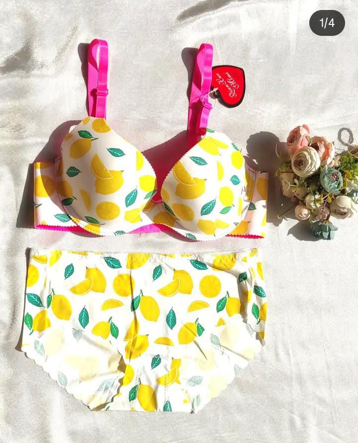 New FRUIT FANCY High Quality SOFT Padded BRA/SET - Image 5