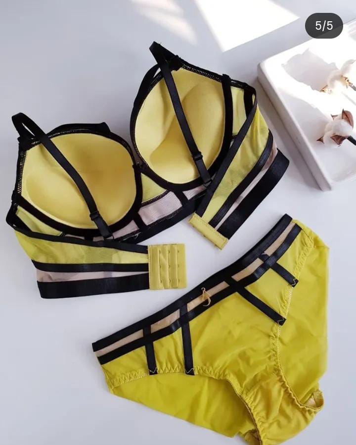 New SLEEK STYLISH SENSATIONAL High Quality Bridal Padded BRA/SET - Image 3