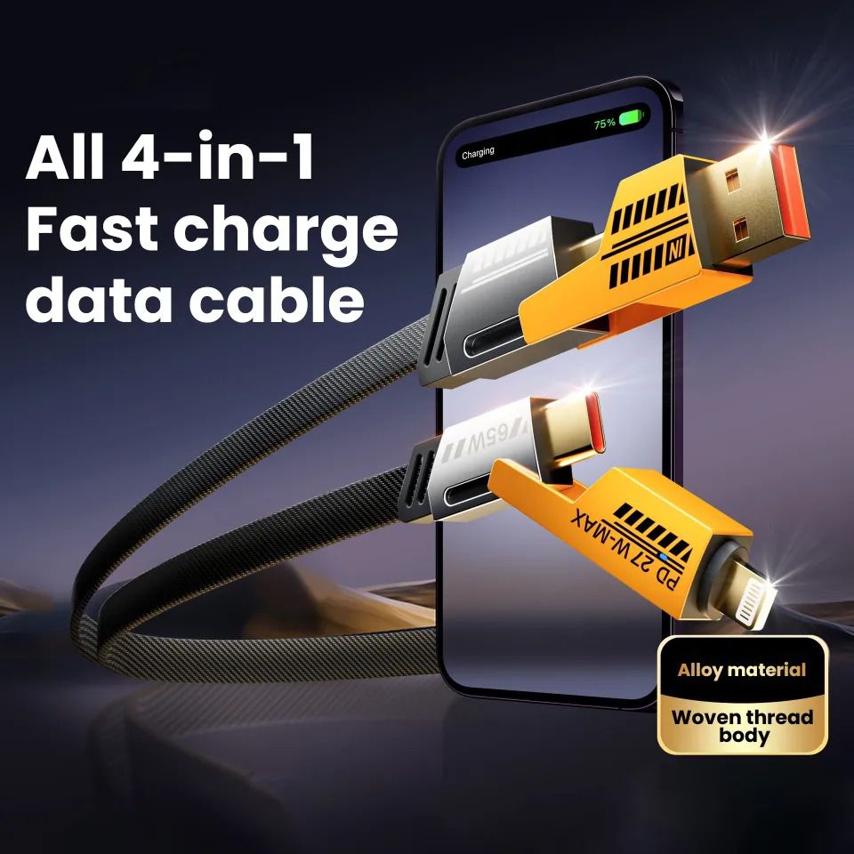 4in1 Convertable USB Fast Charging Cable