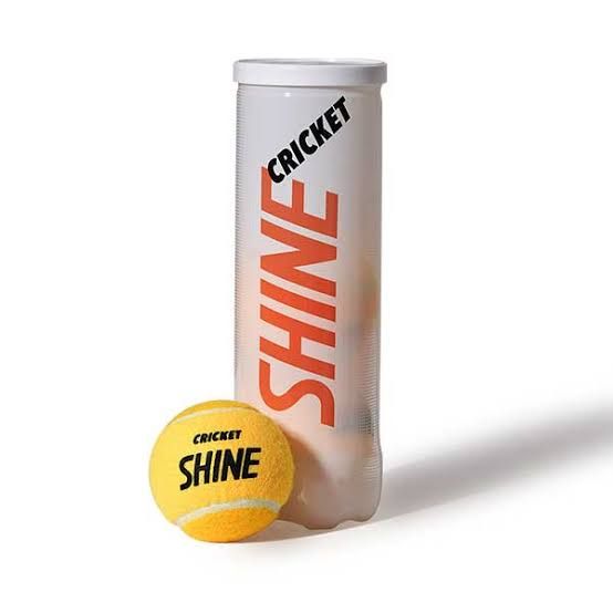 Shine Cricket Tennis Balls (Pack of 3)
