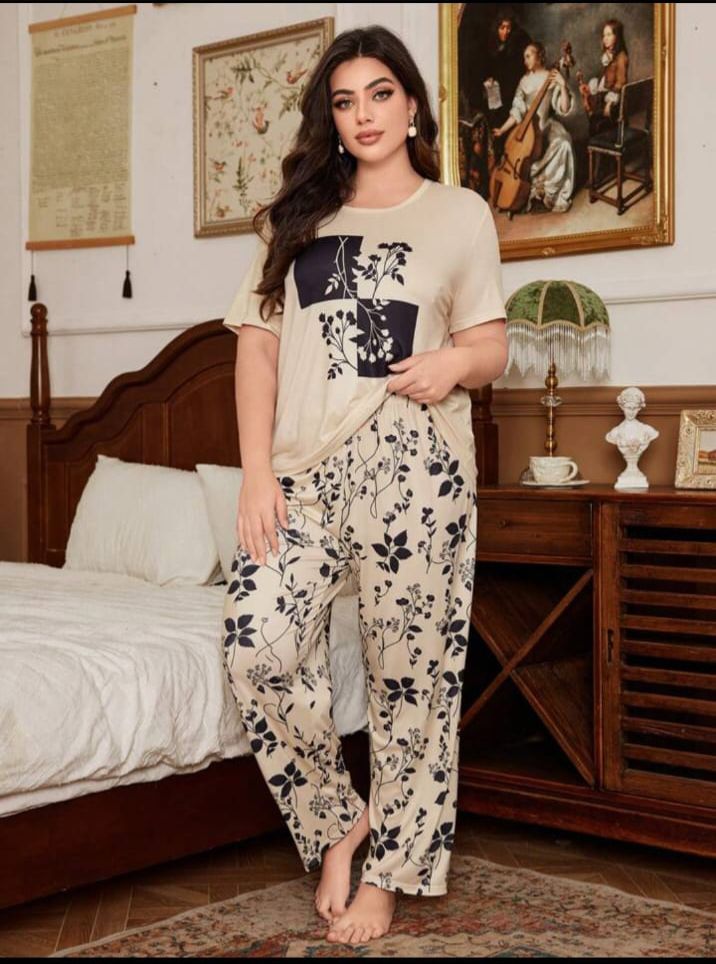 Women's Night suits Fabric soft jersey - Image 2