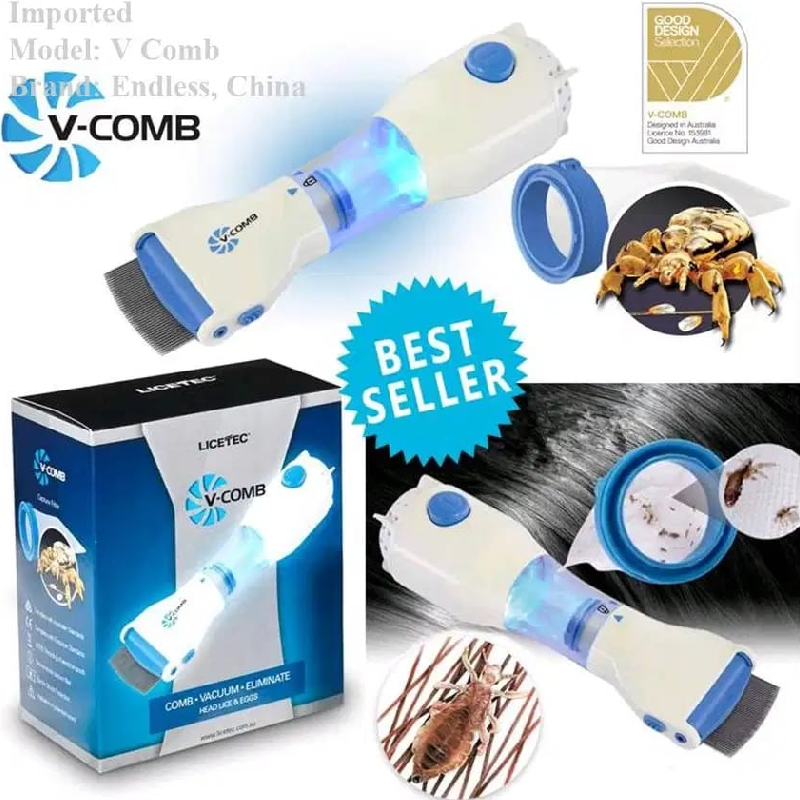 V-Comb Electronic Anti-Lice Vacuum Machine