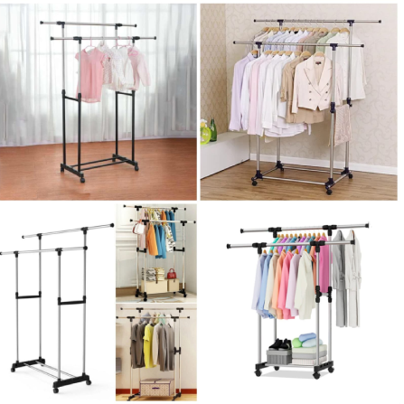 Adjustable Double Pole (Box Packing) Premium Quality