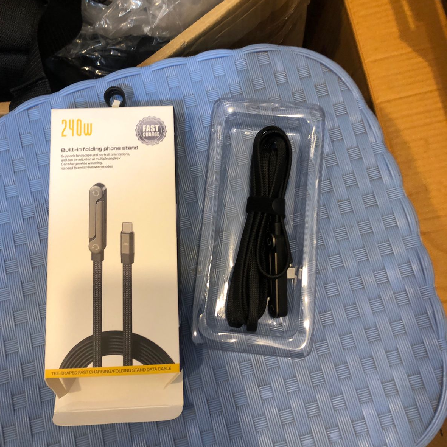 2 in 1 Charging Cable With Stand Special Cable For All Type C 240W