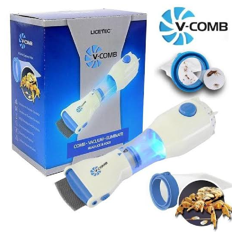 V-Comb Electric Anti-Lice Removal Machine (With Steel Comb)