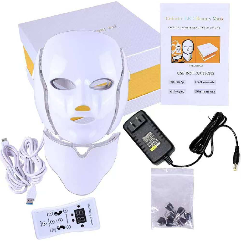 7-in-1 Professional LED Face & Neck Beauty Mask