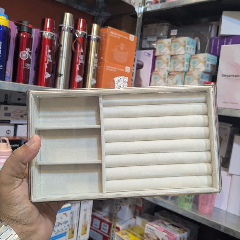 3-Layer Clear Acrylic Jewelry Organizer & Stackable Storage Box - Image 4