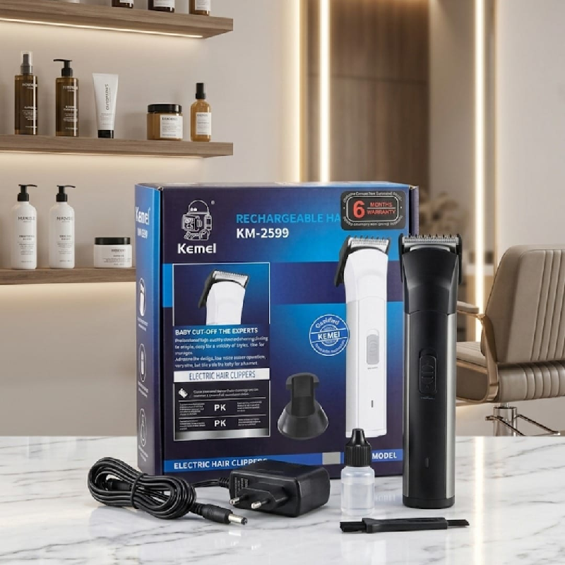 Kemei Professional Cordless Hair Trimmer & Clipper