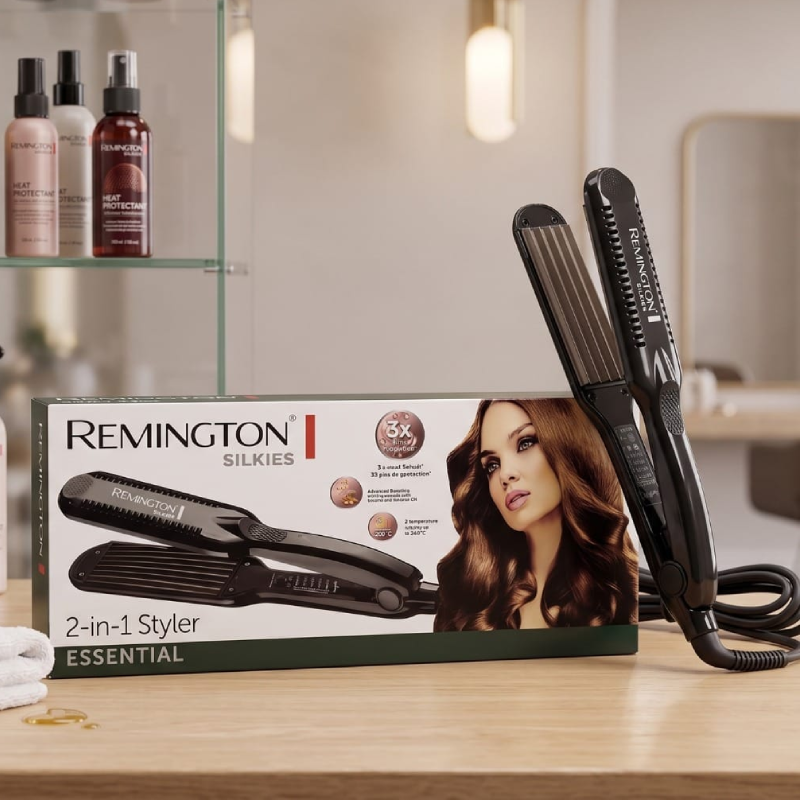 Remington Silkies 2-in-1 Professional Hair Crimper & Styler
